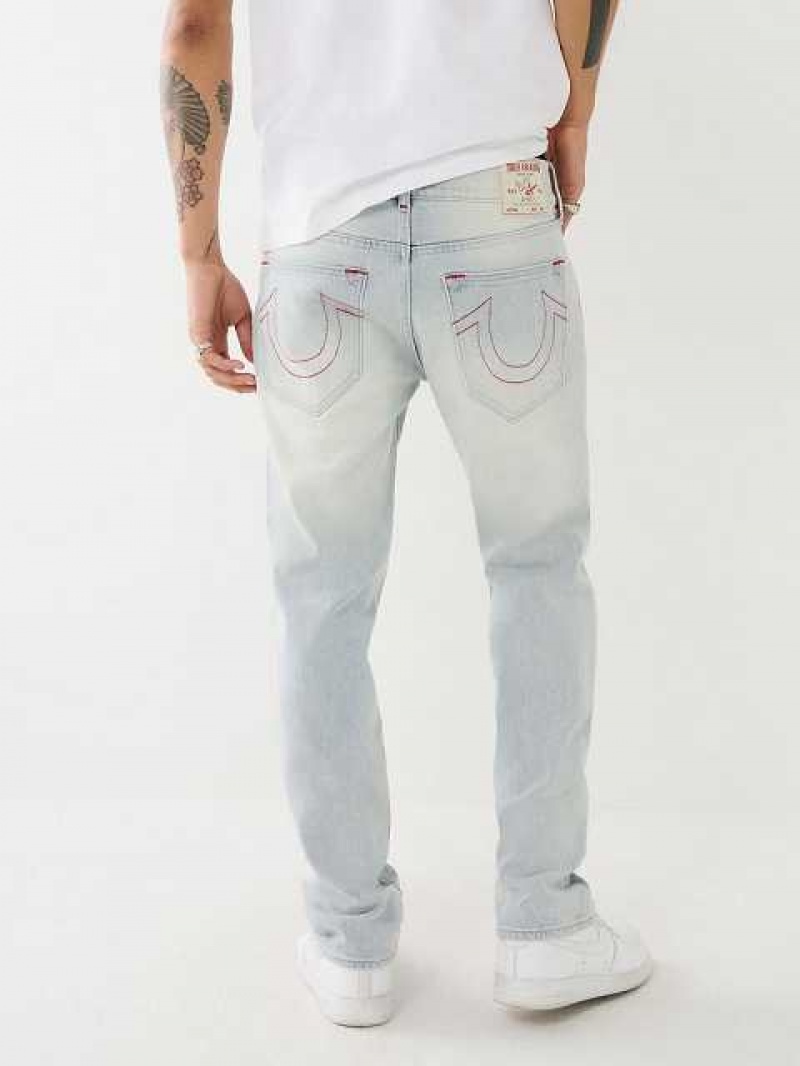 Jeans Slim True Religion Geno Single Needle Hombre Azules Claro | Colombia-UGTEIVH40