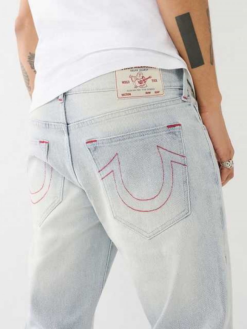 Jeans Slim True Religion Geno Single Needle Hombre Azules Claro | Colombia-UGTEIVH40