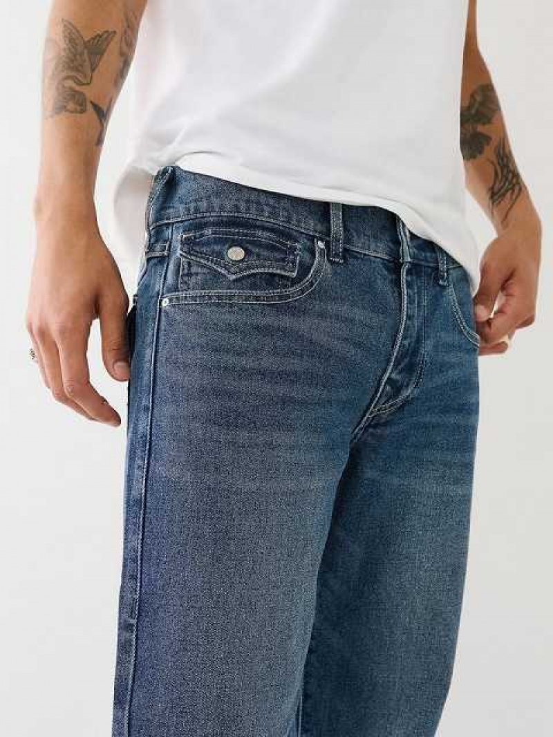 Jeans Slim True Religion Geno Single Needle Flap Hombre Azules | Colombia-WUDLMZI31