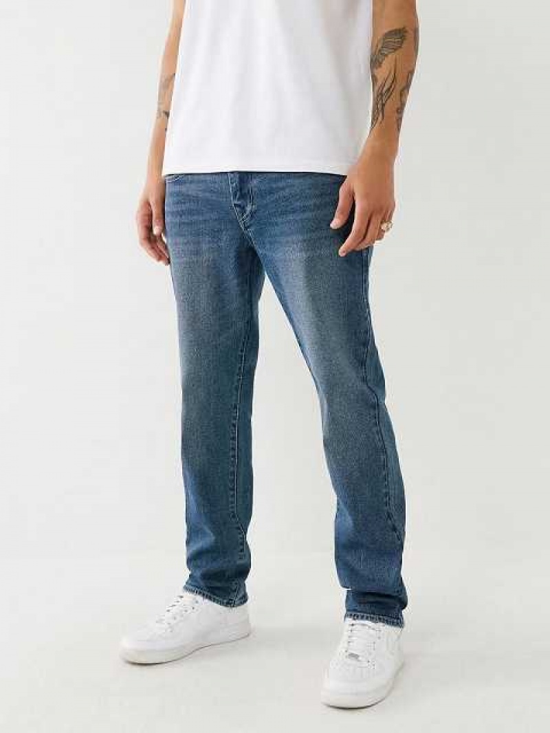 Jeans Slim True Religion Geno Single Needle Flap Hombre Azules | Colombia-WUDLMZI31