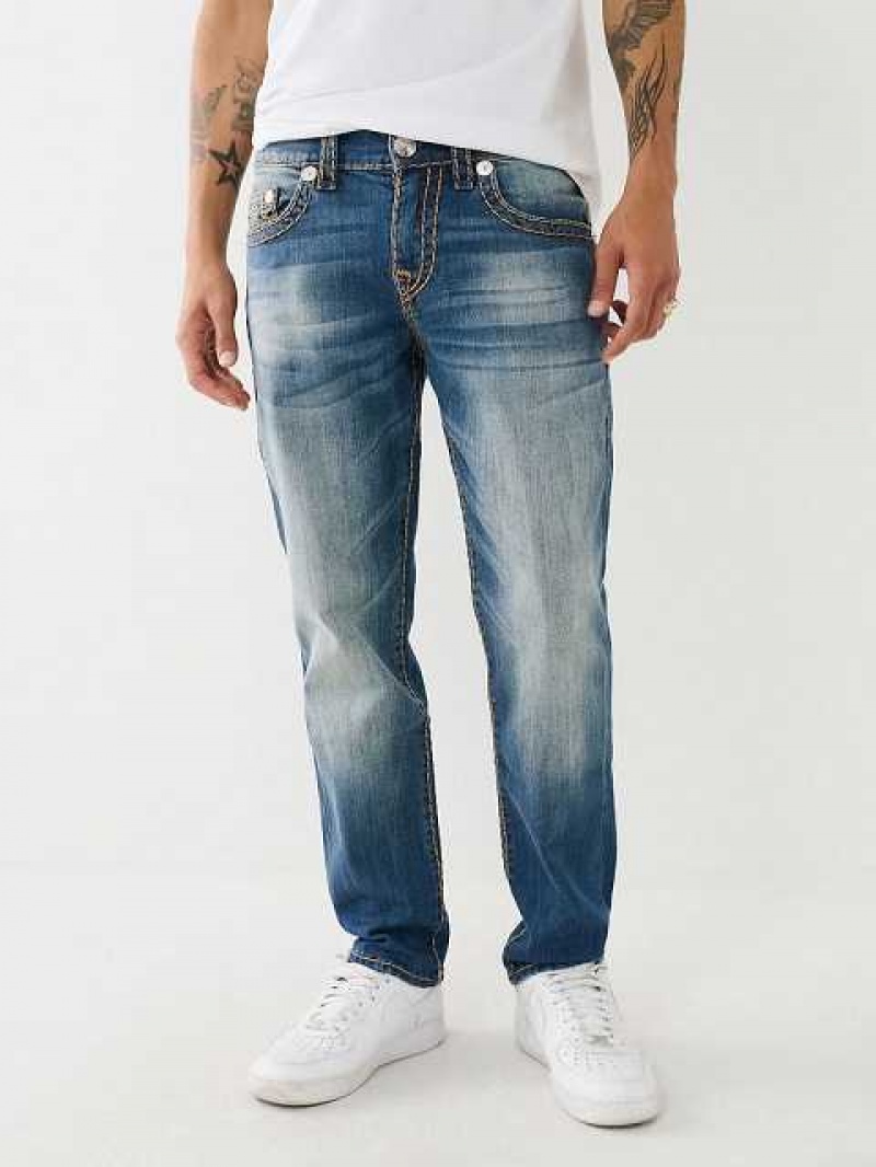 Jeans Slim True Religion Geno Super T 32” Hombre Azules | Colombia-BJWDYFO65