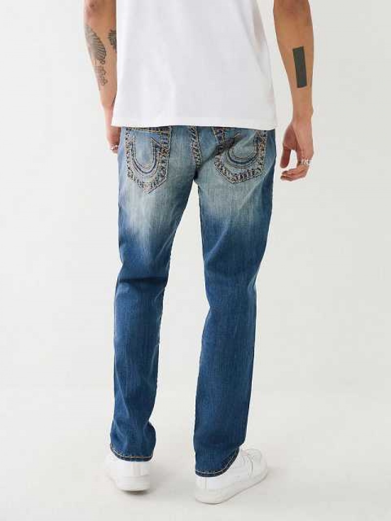 Jeans Slim True Religion Geno Super T 32” Hombre Azules | Colombia-BJWDYFO65