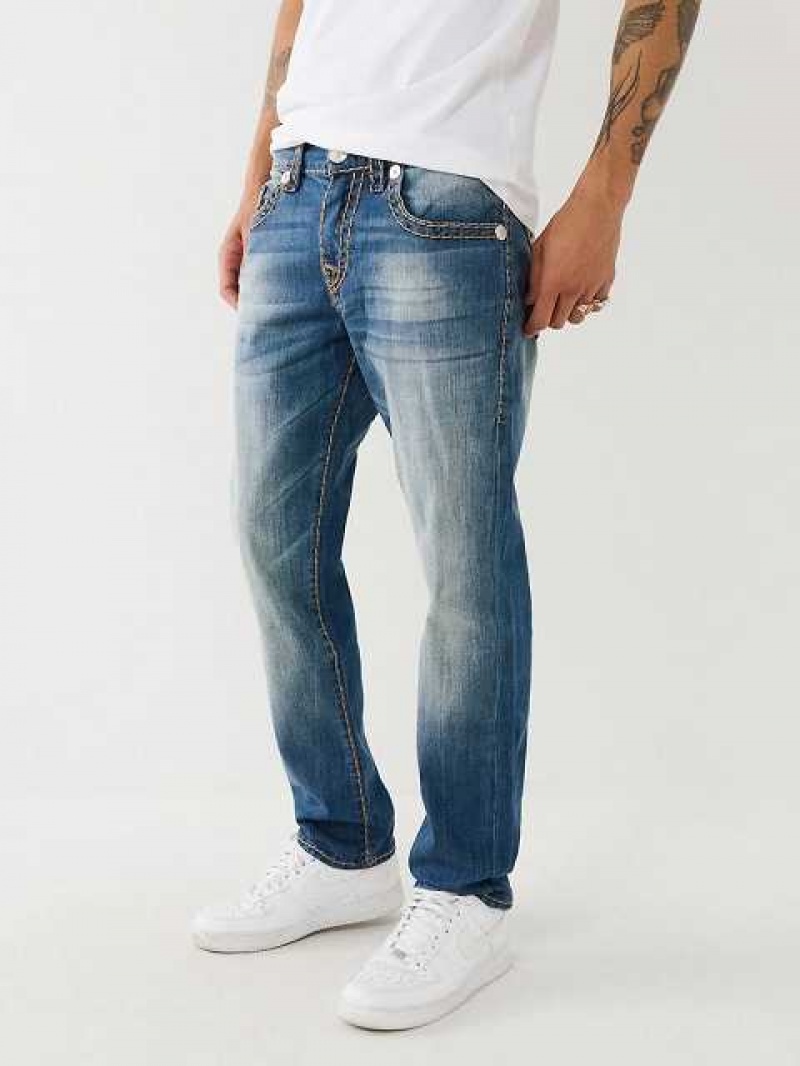 Jeans Slim True Religion Geno Super T 32” Hombre Azules | Colombia-BJWDYFO65