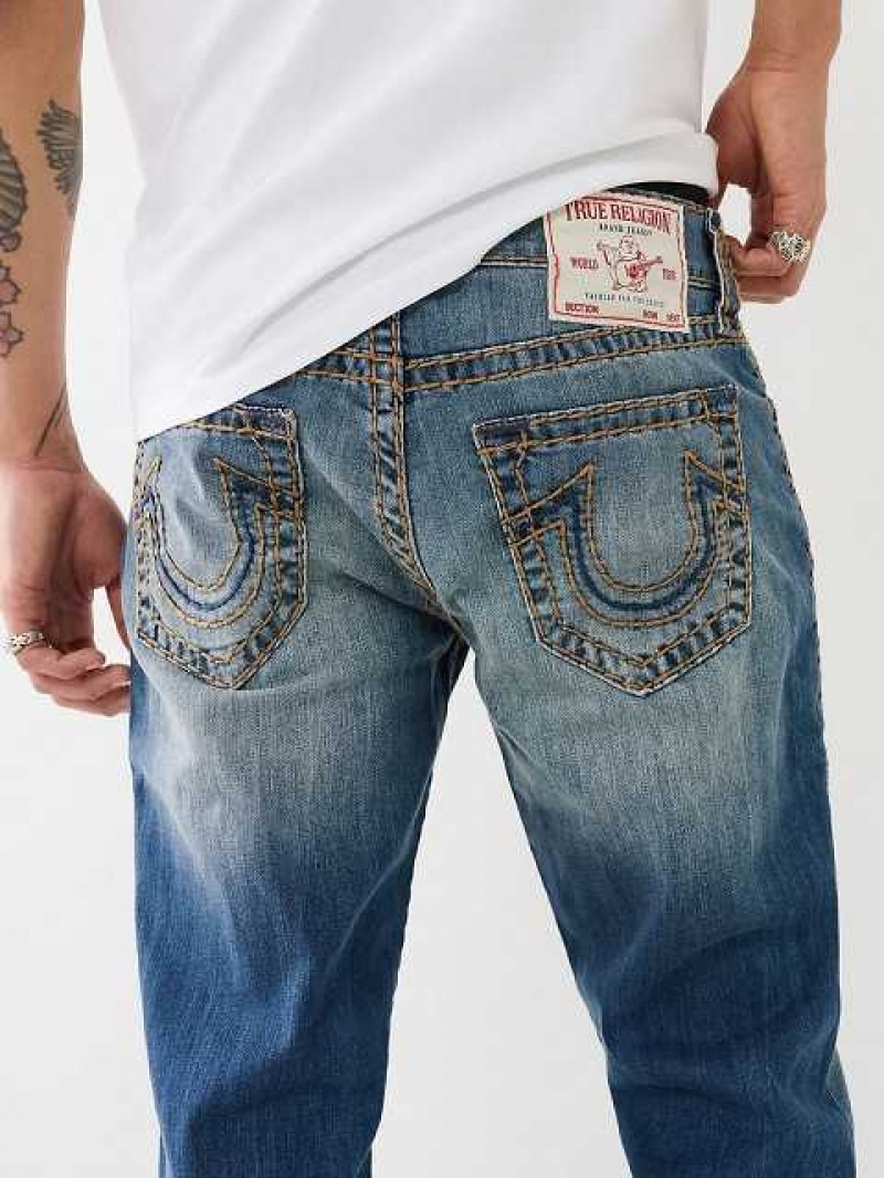 Jeans Slim True Religion Geno Super T 32” Hombre Azules | Colombia-BJWDYFO65