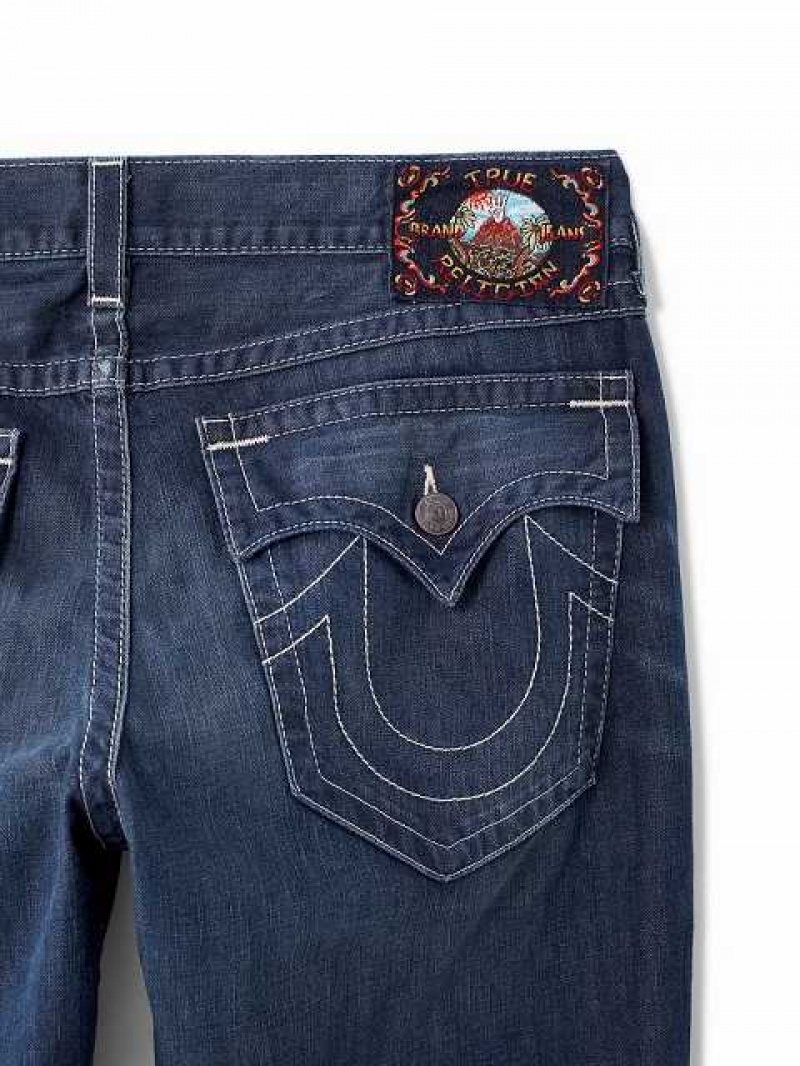 Jeans Straight True Religion Archive Ricky Hombre Azules | Colombia-YARDIQE02