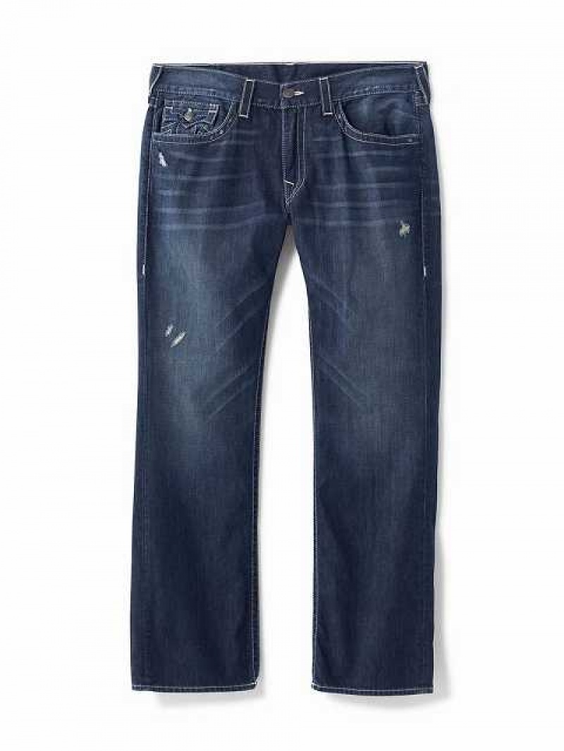 Jeans Straight True Religion Archive Ricky Hombre Azules | Colombia-YARDIQE02