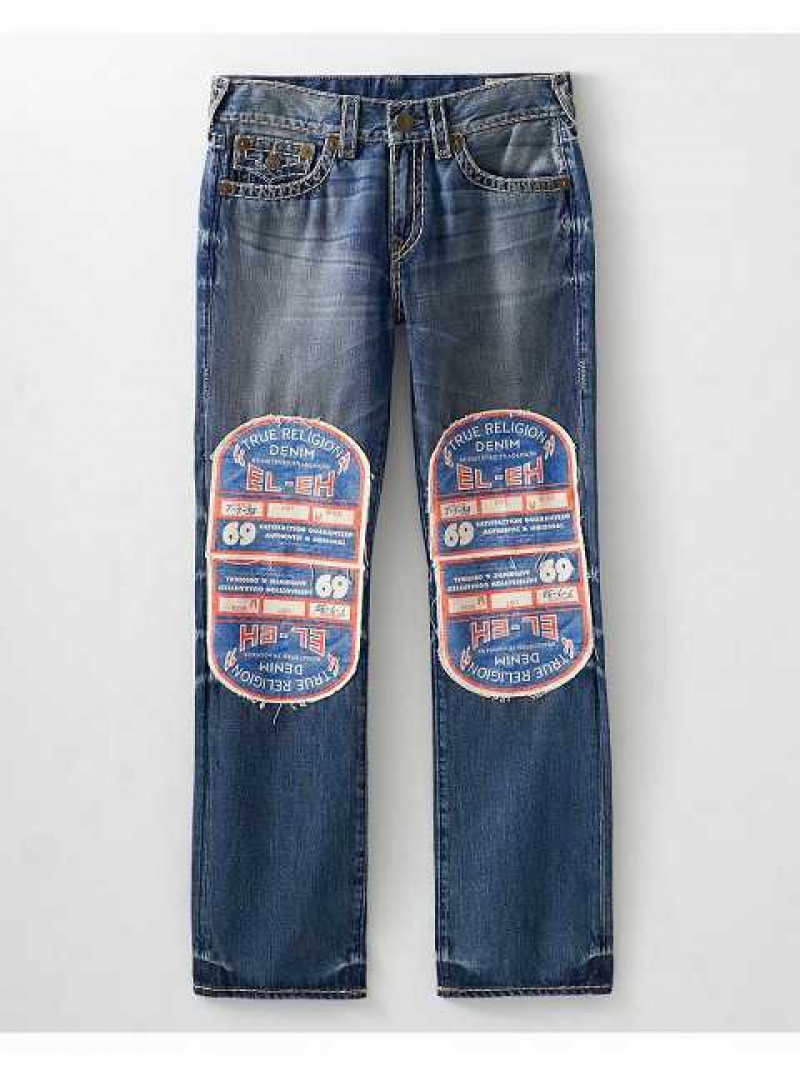 Jeans Straight True Religion Archive Ricky Hombre Azules | Colombia-UZTKCRS51