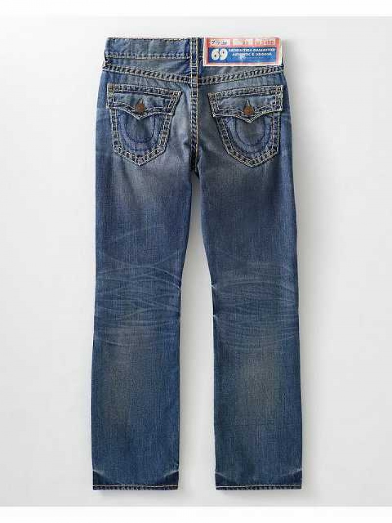 Jeans Straight True Religion Archive Ricky Hombre Azules | Colombia-UZTKCRS51