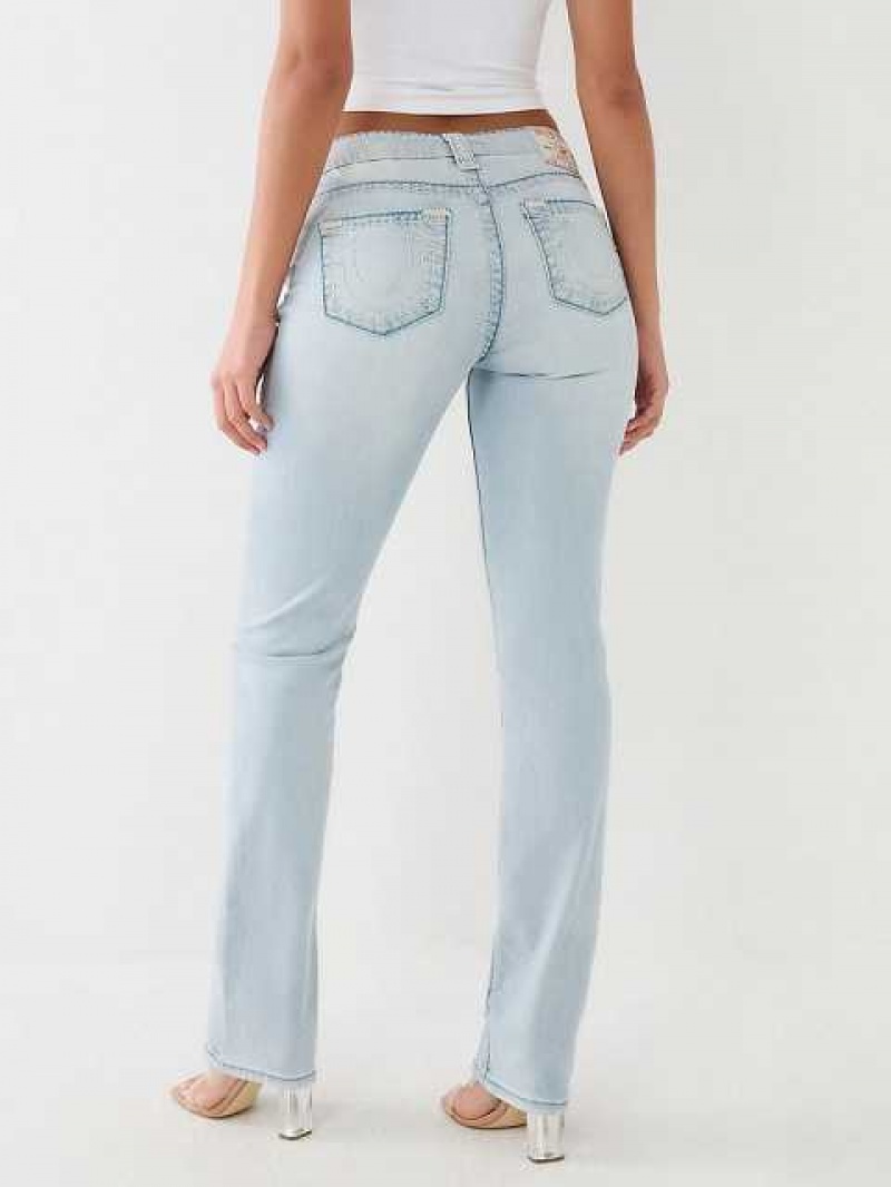 Jeans Straight True Religion Billie Mid Rise Mujer Azules | Colombia-UAKIEBZ06