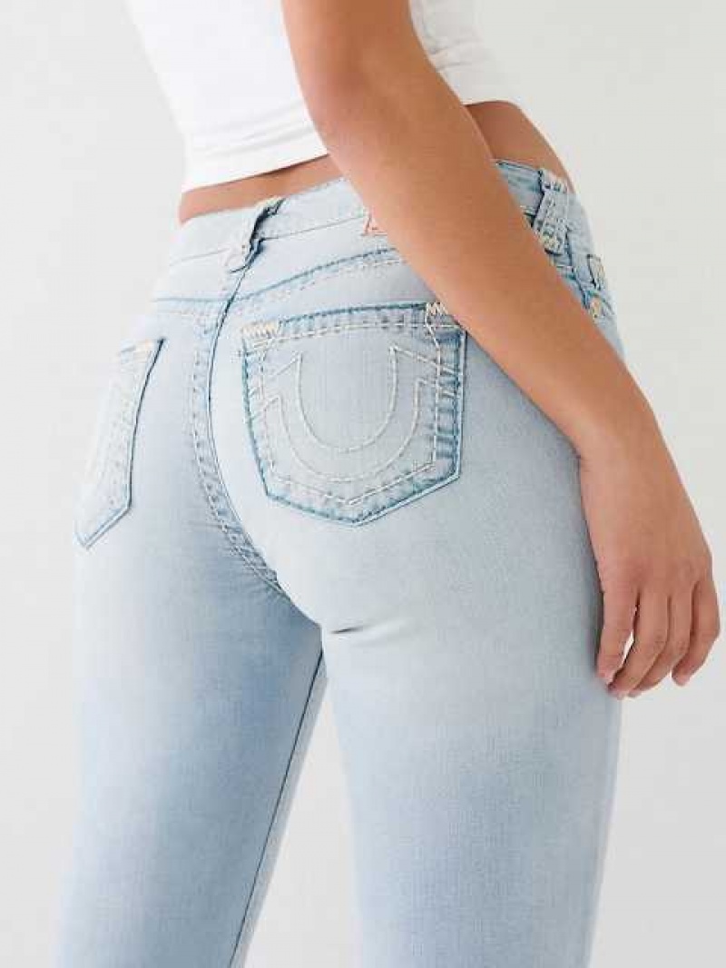 Jeans Straight True Religion Billie Mid Rise Mujer Azules | Colombia-UAKIEBZ06