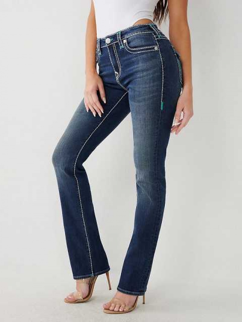 Jeans Straight True Religion Billie Mujer Aizome | Colombia-EGDVQKU10