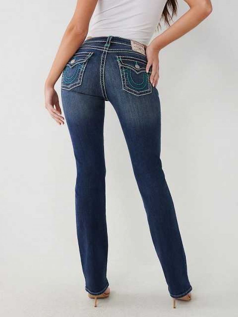 Jeans Straight True Religion Billie Mujer Aizome | Colombia-EGDVQKU10