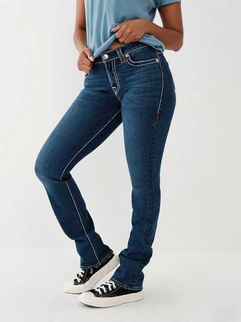 Jeans Straight True Religion Billie Mujer Azules | Colombia-AORFNBQ46