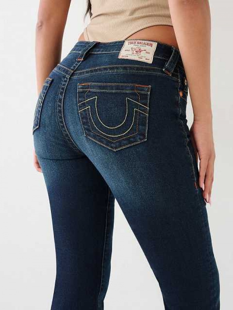 Jeans Straight True Religion Billie Mujer Azules Oscuro | Colombia-CIDPZKJ10