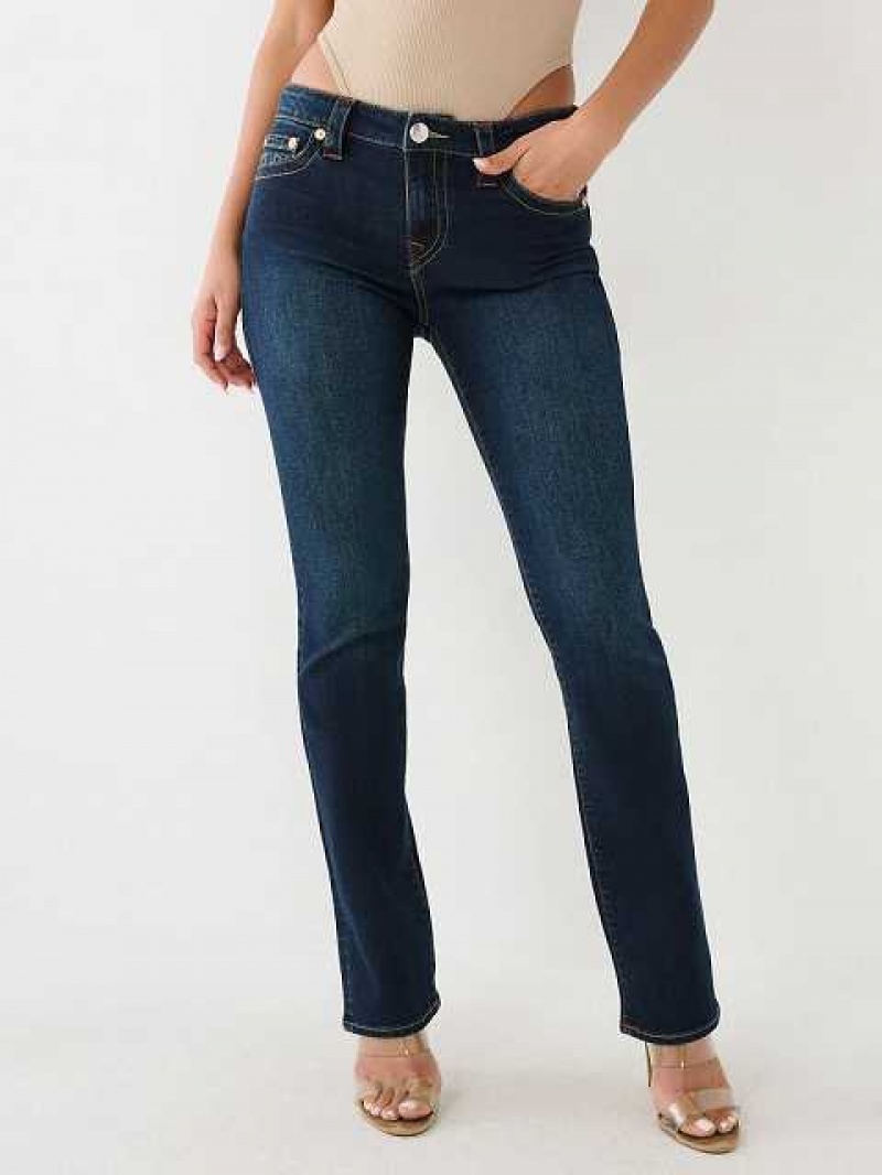 Jeans Straight True Religion Billie Mujer Azules Oscuro | Colombia-CIDPZKJ10