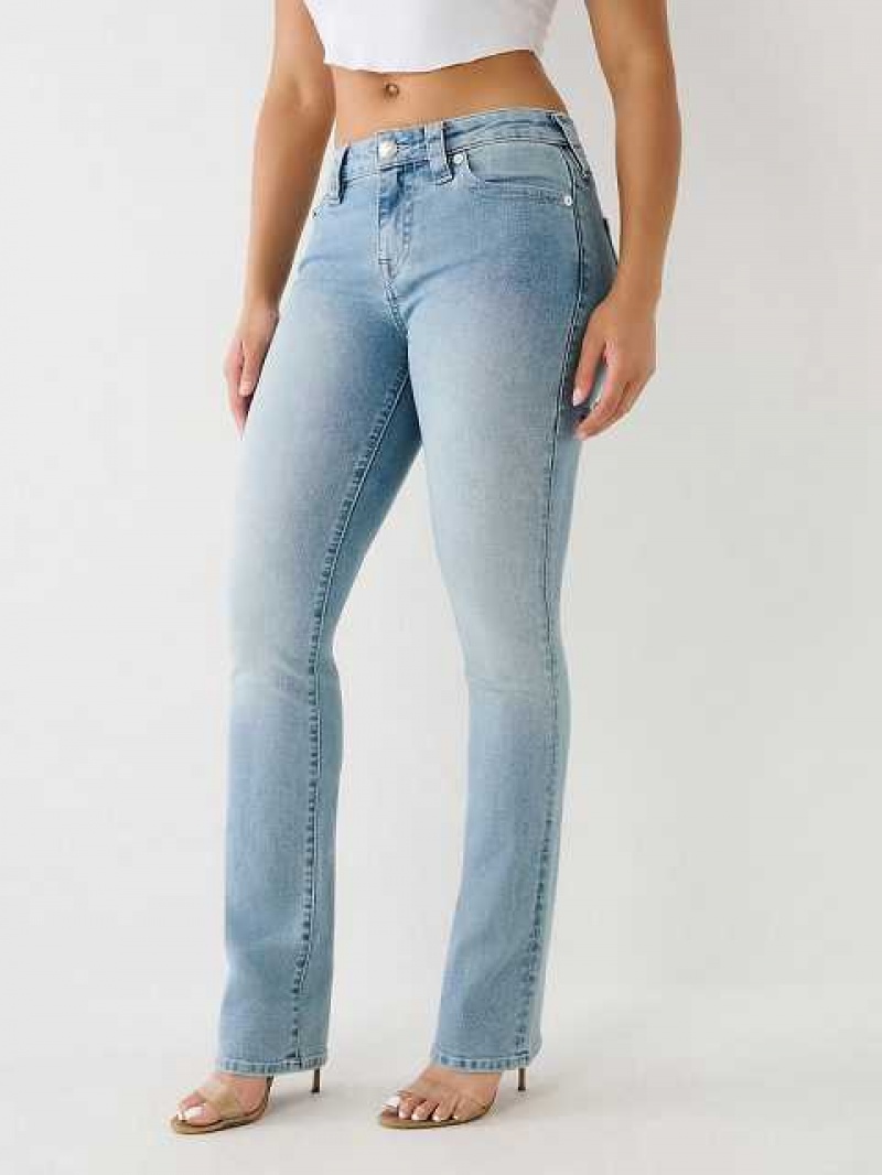 Jeans Straight True Religion Billie Mujer Azules | Colombia-MCBHUNR86