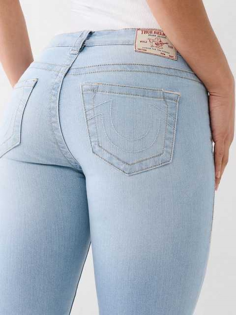 Jeans Straight True Religion Billie Mujer Azules Claro | Colombia-FQNIEHO57