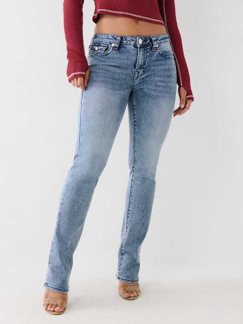 Jeans Straight True Religion Billie Mujer Azules Claro | Colombia-UCMWRHF63