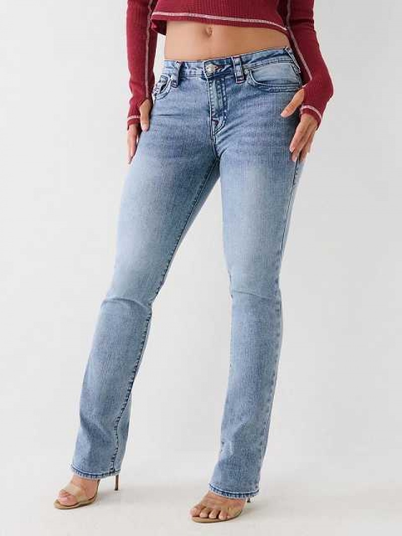 Jeans Straight True Religion Billie Mujer Azules Claro | Colombia-UCMWRHF63