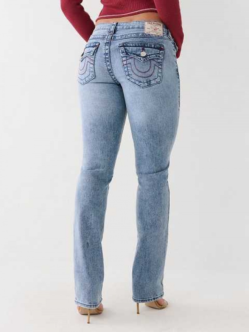 Jeans Straight True Religion Billie Mujer Azules Claro | Colombia-UCMWRHF63