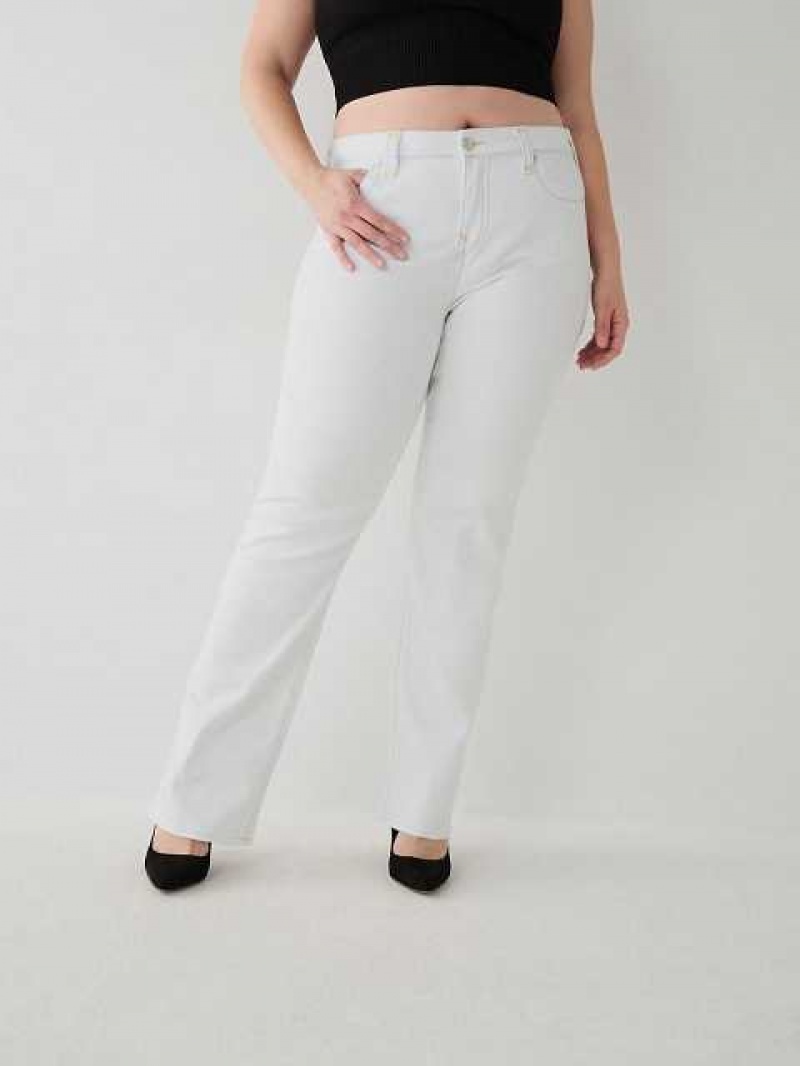 Jeans Straight True Religion Billie Mujer Blancas | Colombia-ACUHRNF48