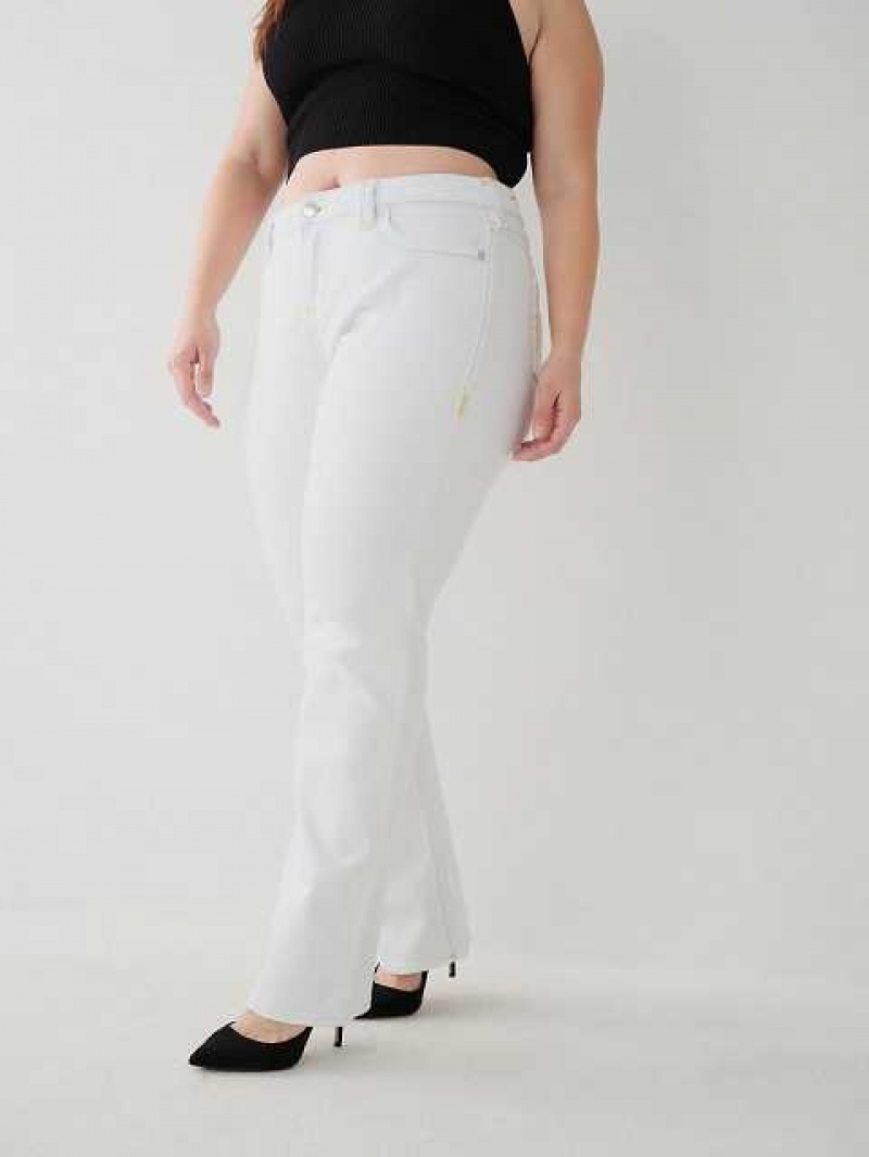 Jeans Straight True Religion Billie Mujer Blancas | Colombia-ACUHRNF48