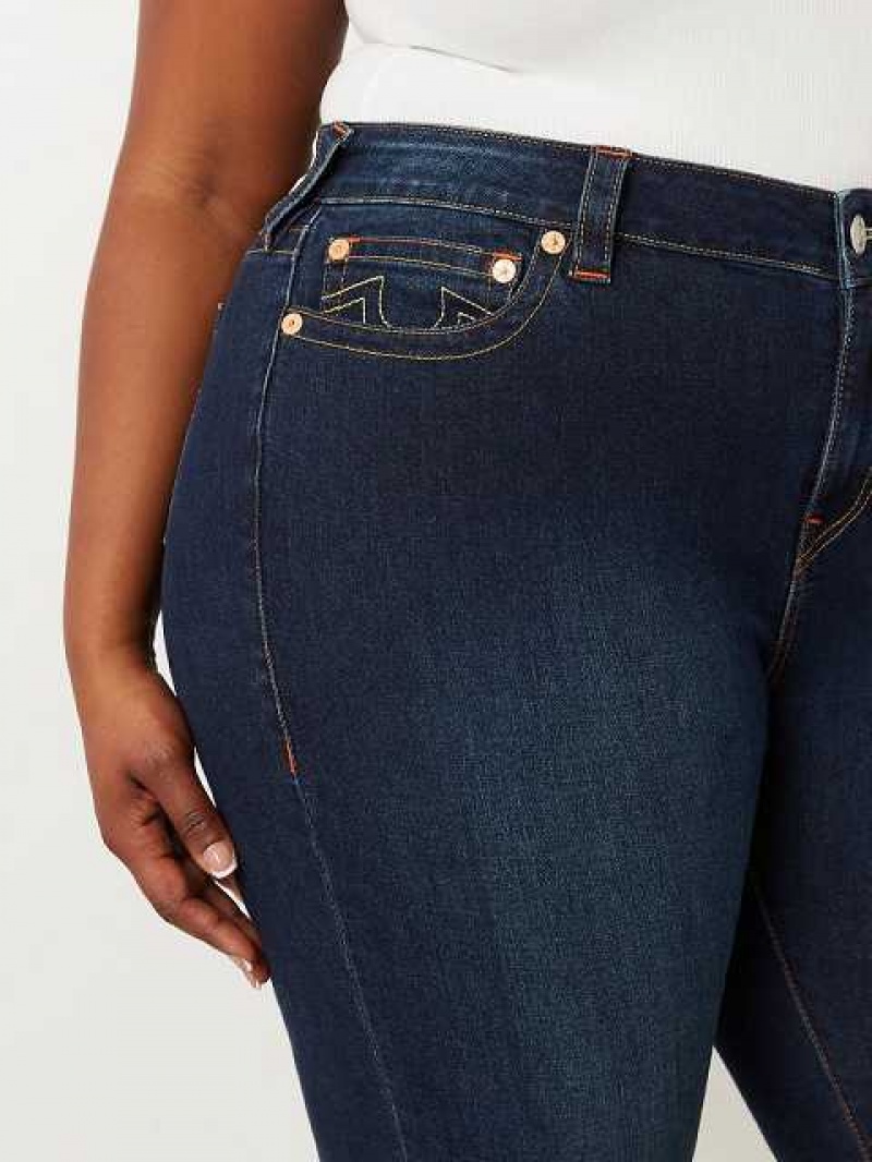 Jeans Straight True Religion Plus Billie Mujer Azules Oscuro | Colombia-CILSOHB90