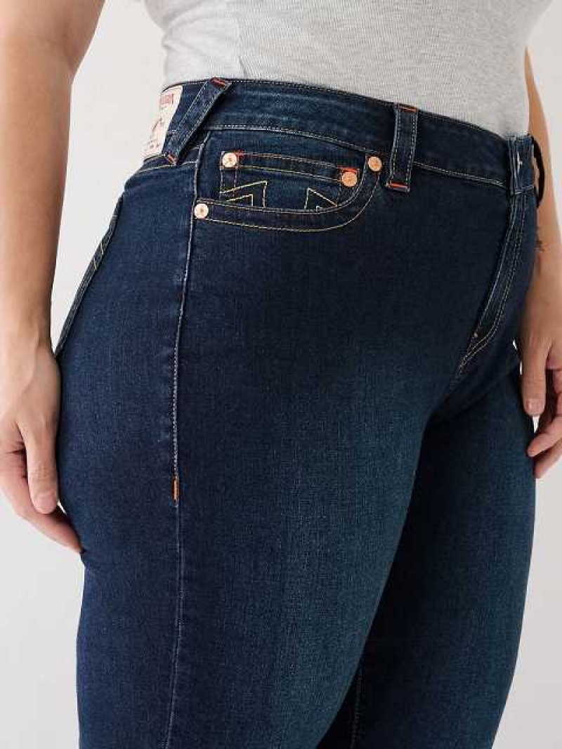 Jeans Straight True Religion Plus Billie Mujer Azules Oscuro | Colombia-CILSOHB90