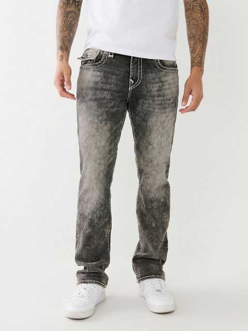 Jeans Straight True Religion Ricky Faded Hombre Azules | Colombia-MASKOCU01