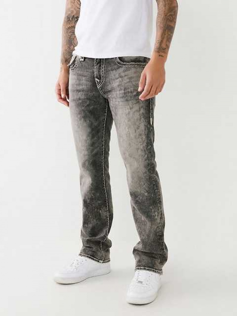 Jeans Straight True Religion Ricky Faded Hombre Azules | Colombia-MASKOCU01