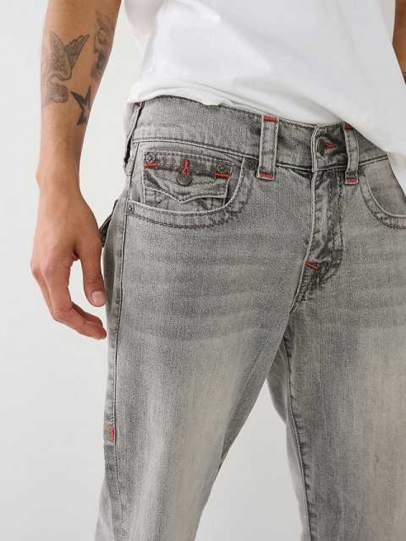 Jeans Straight True Religion Ricky Hombre Gris Azules | Colombia-TGWFNPH95