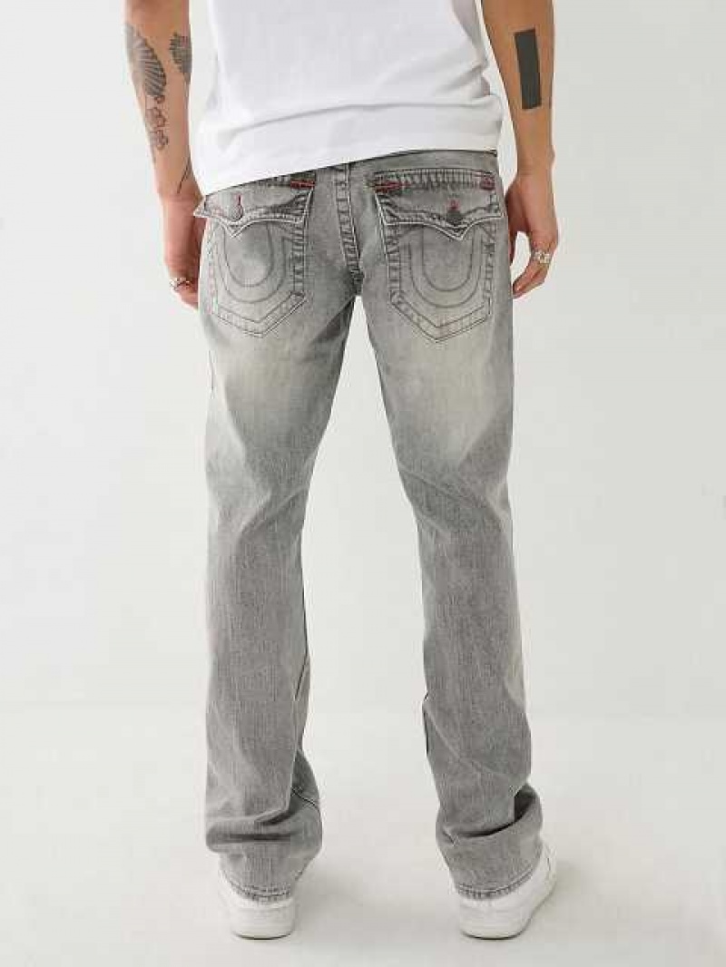 Jeans Straight True Religion Ricky Hombre Gris Azules | Colombia-TGWFNPH95