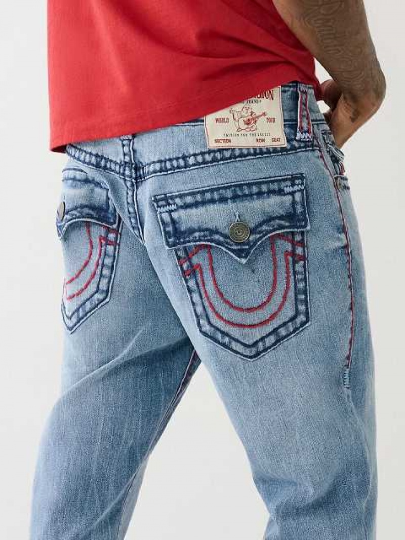 Jeans Straight True Religion Ricky Hombre Azules | Colombia-BDQSCEA28