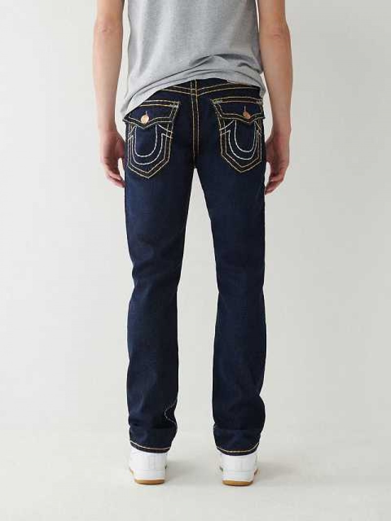 Jeans Straight True Religion Ricky Hombre Azules Oscuro | Colombia-XGPIAFC63