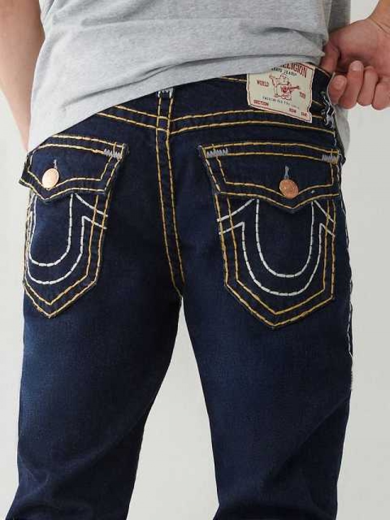 Jeans Straight True Religion Ricky Hombre Azules Oscuro | Colombia-XGPIAFC63