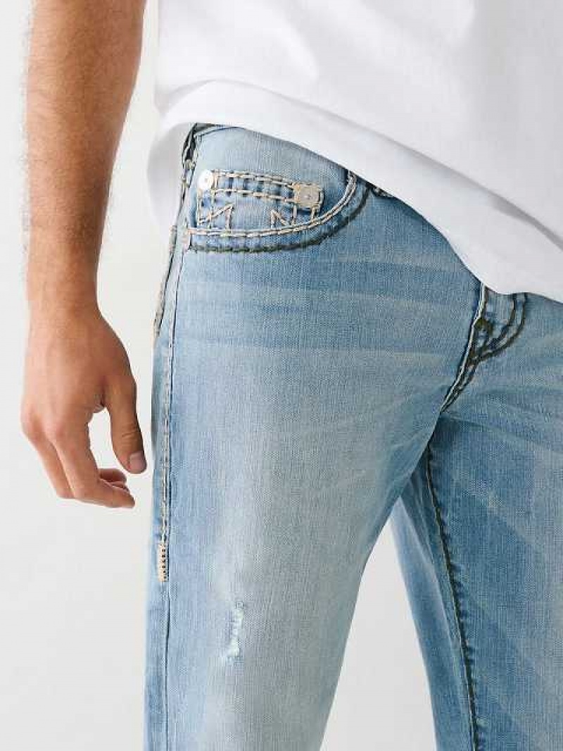 Jeans Straight True Religion Ricky Hombre Azules | Colombia-NSCUIMK10