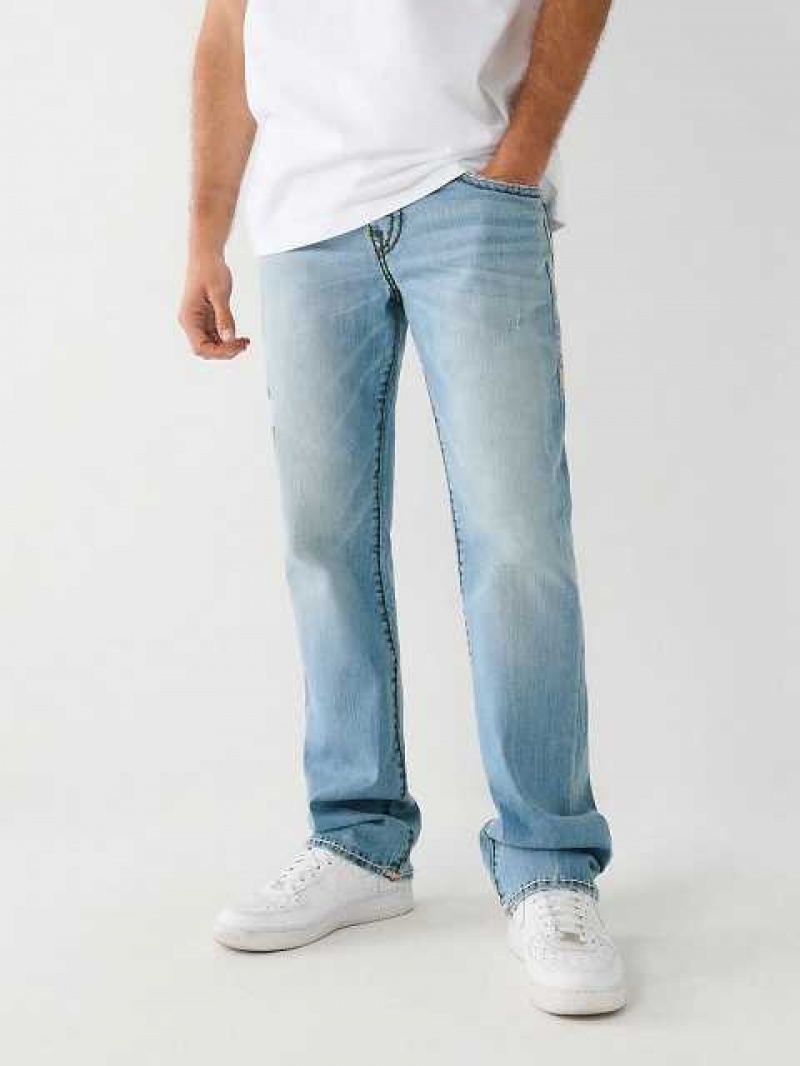 Jeans Straight True Religion Ricky Hombre Azules | Colombia-NSCUIMK10