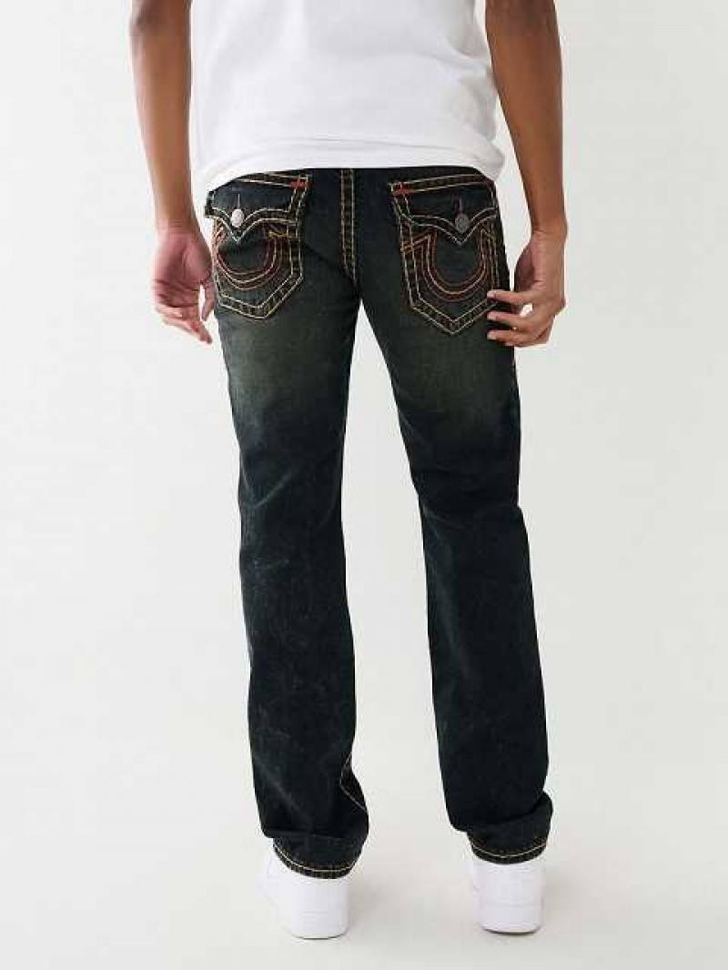 Jeans Straight True Religion Ricky Hombre Azules Oscuro | Colombia-BJRNMIT32