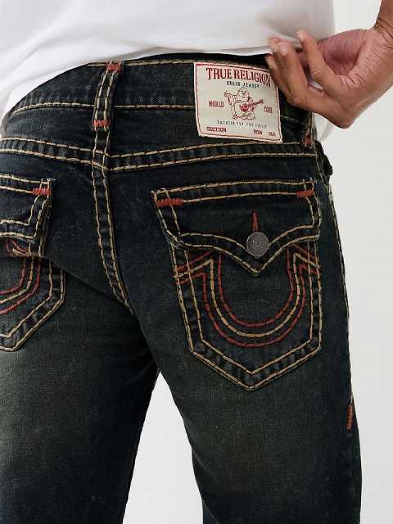 Jeans Straight True Religion Ricky Hombre Azules Oscuro | Colombia-BJRNMIT32