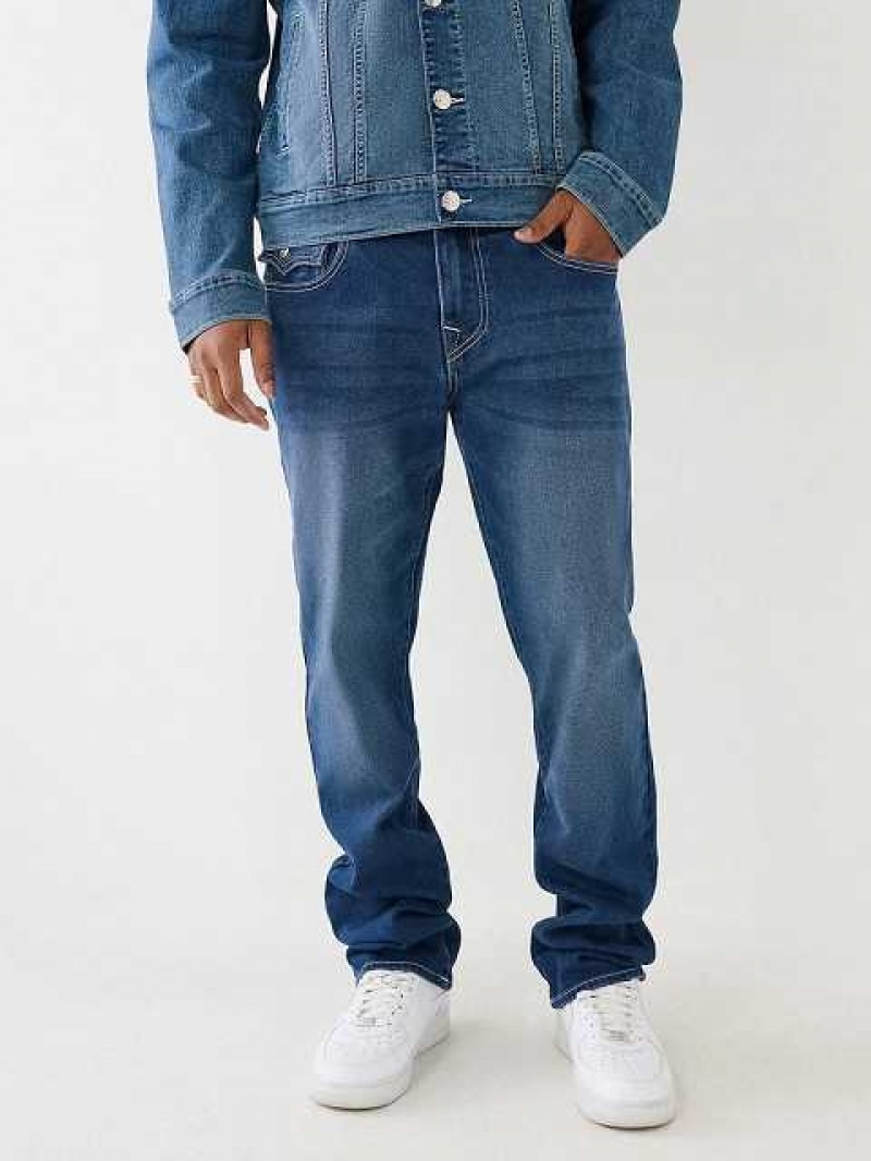 Jeans Straight True Religion Ricky Hombre Azules Oscuro | Colombia-RVTFSEZ28