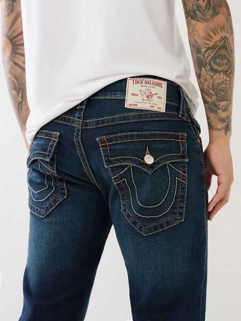 Jeans Straight True Religion Ricky Hombre Azules Oscuro | Colombia-OARWTYG38