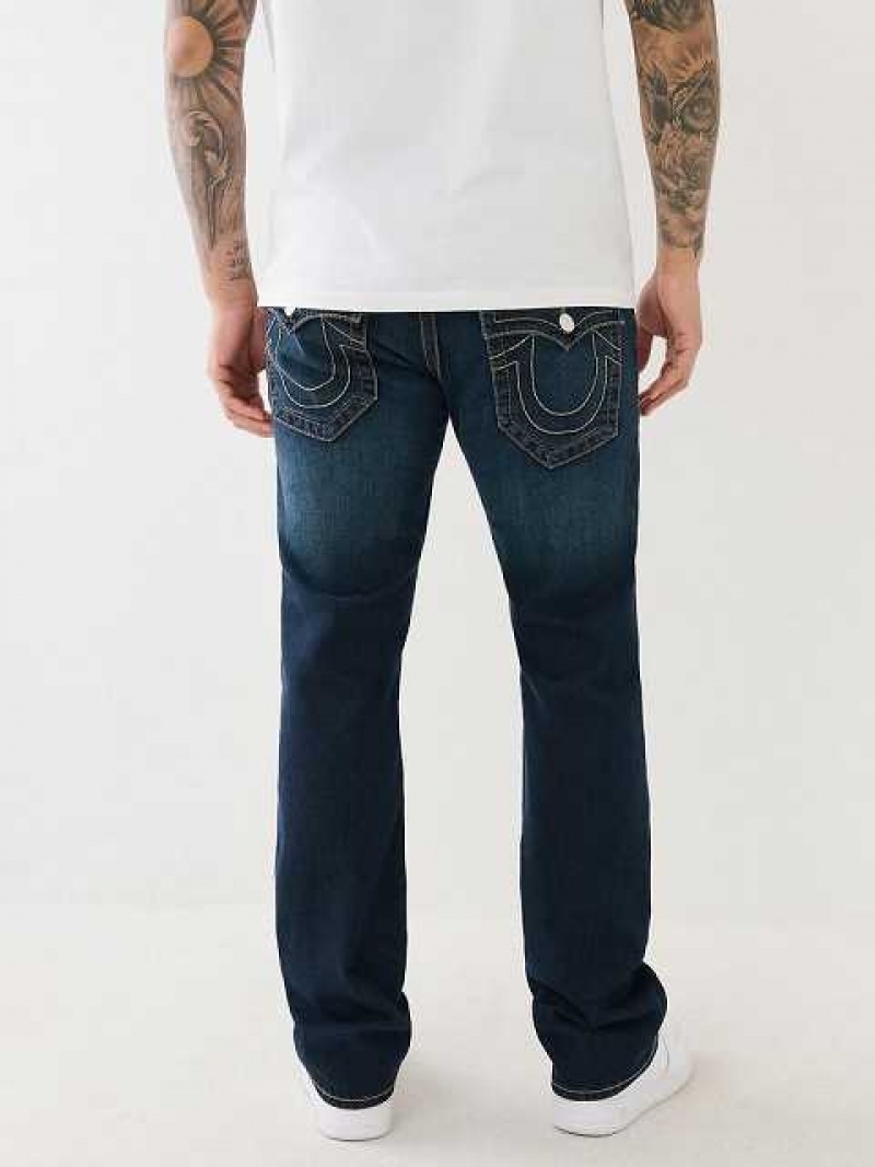 Jeans Straight True Religion Ricky Hombre Azules Oscuro | Colombia-OARWTYG38