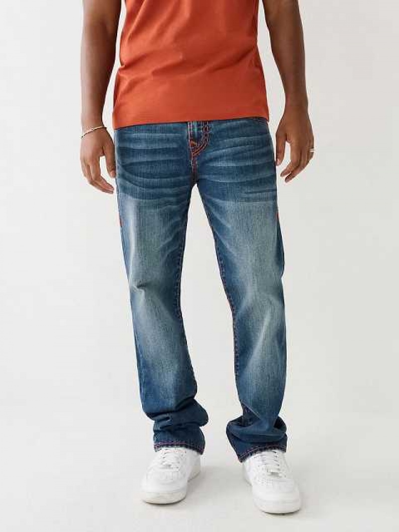 Jeans Straight True Religion Ricky Hombre Azules | Colombia-RZPKCOW86