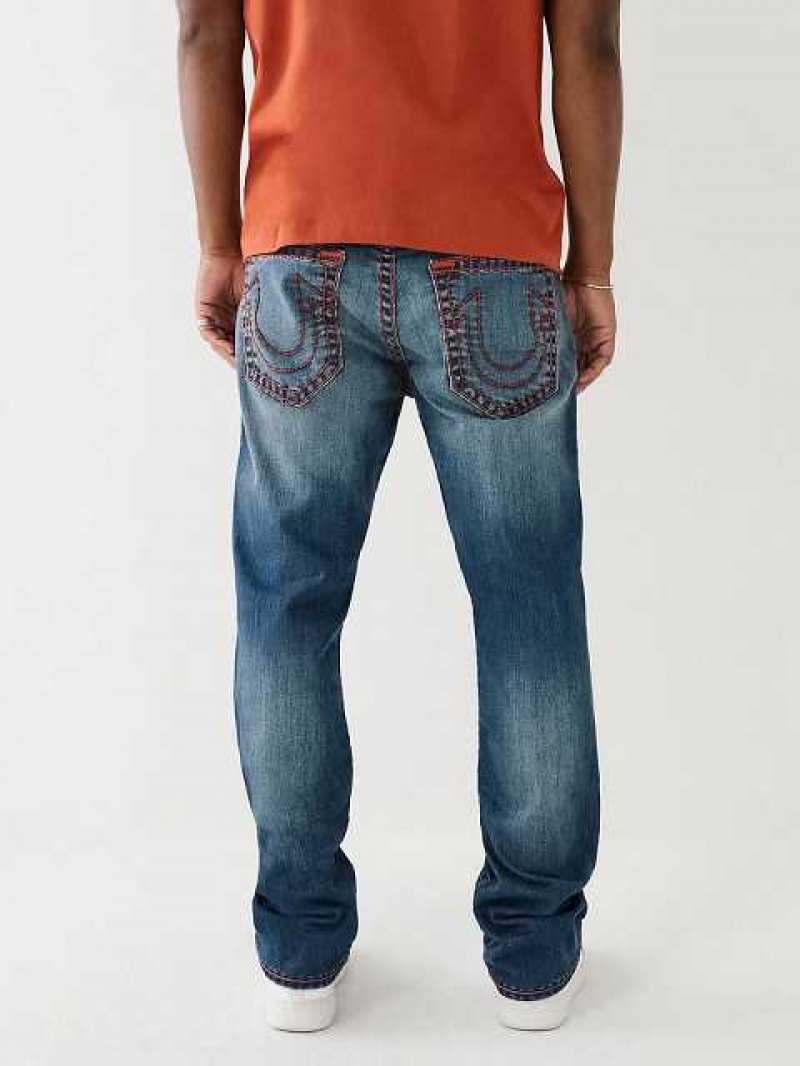 Jeans Straight True Religion Ricky Hombre Azules | Colombia-RZPKCOW86