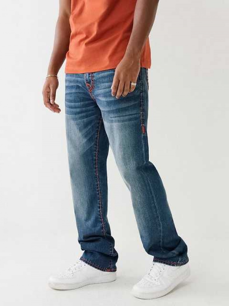 Jeans Straight True Religion Ricky Hombre Azules | Colombia-RZPKCOW86