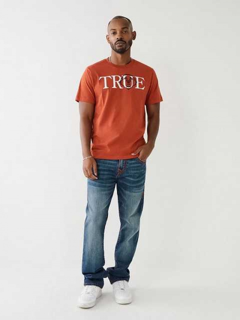 Jeans Straight True Religion Ricky Hombre Azules | Colombia-RZPKCOW86