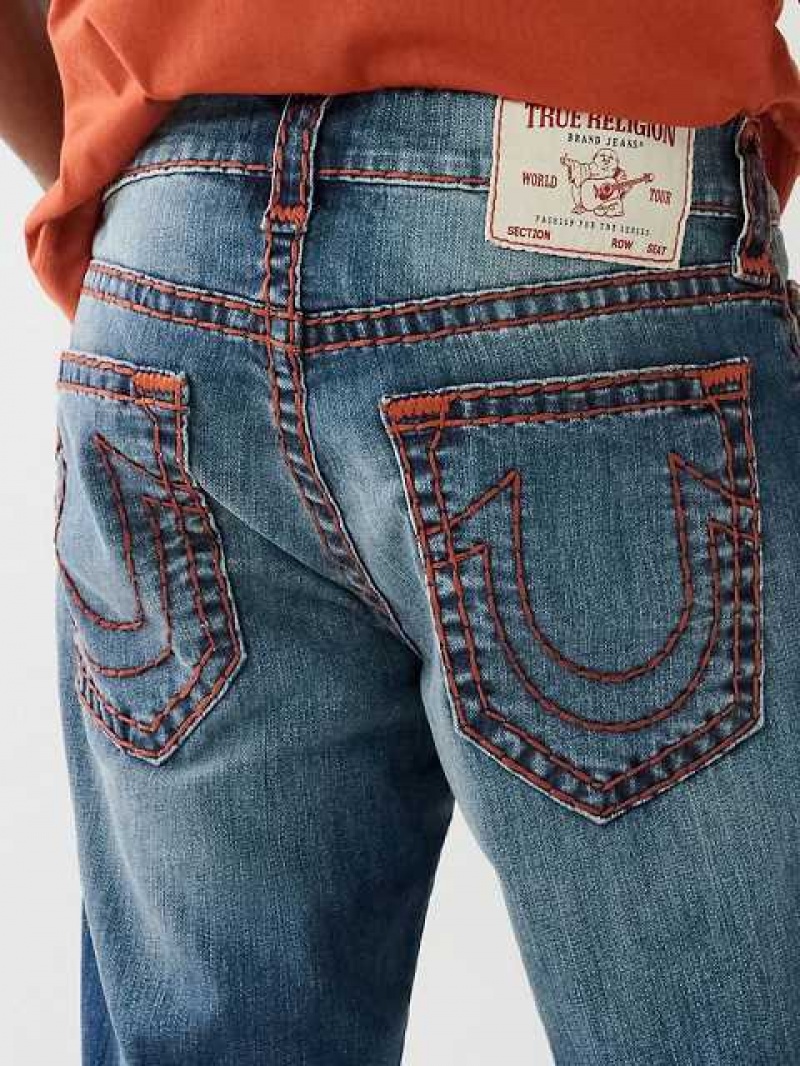 Jeans Straight True Religion Ricky Hombre Azules | Colombia-RZPKCOW86