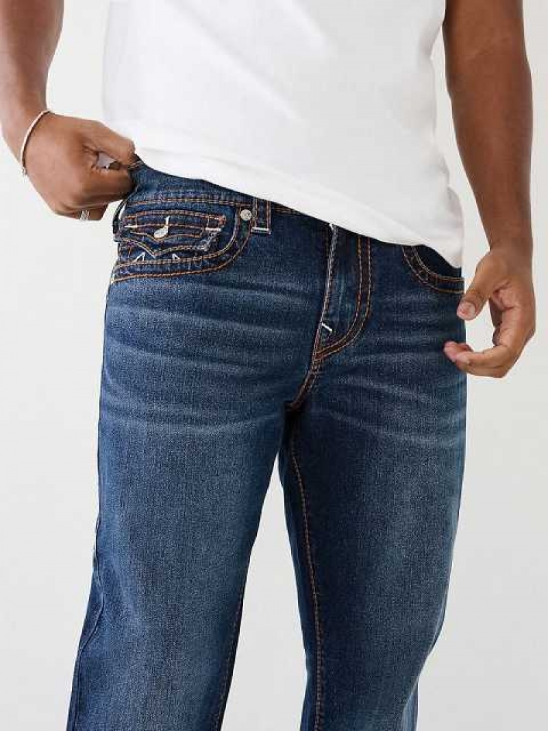 Jeans Straight True Religion Ricky Hombre Azul Marino | Colombia-ILVDHJB68