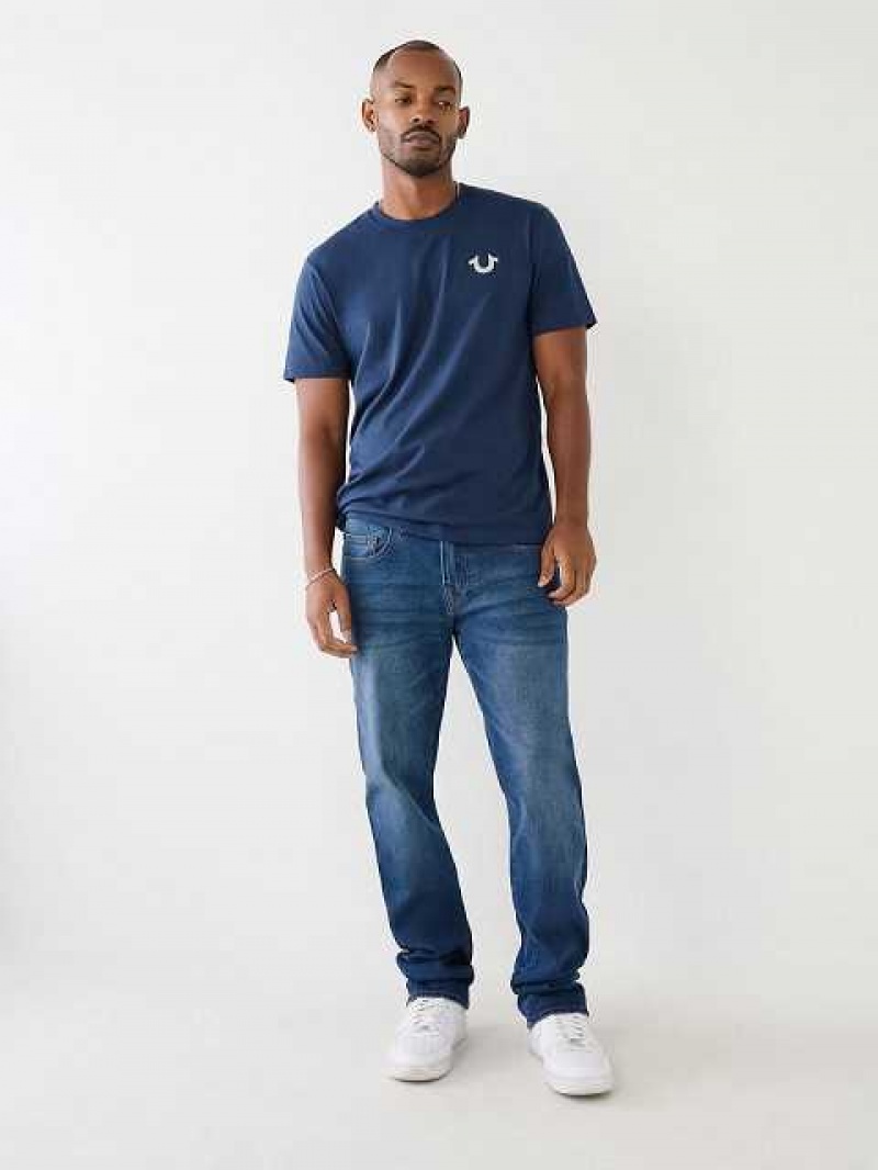 Jeans Straight True Religion Ricky Hombre Azules | Colombia-BMOLCHU68