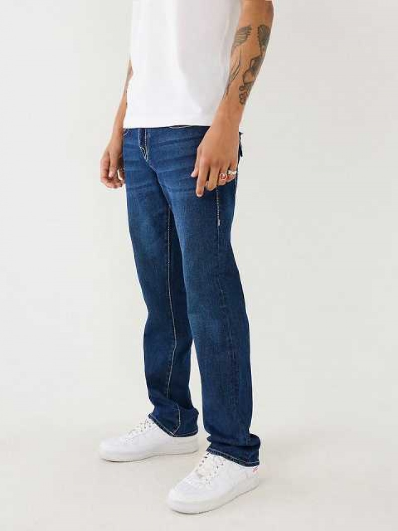 Jeans Straight True Religion Ricky Hombre Azul Marino | Colombia-HPBDOTY84